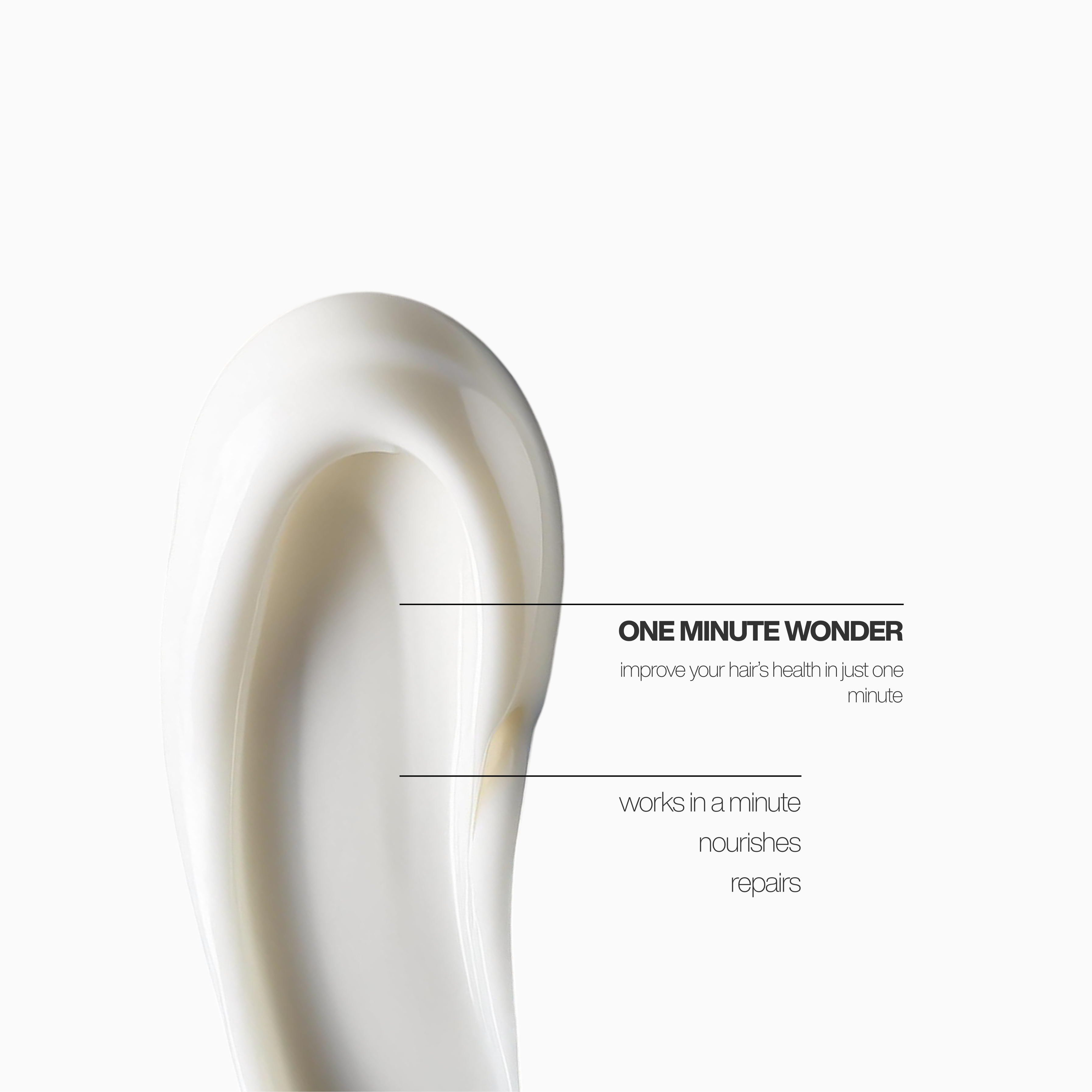 ONE MINUTE WONDER HAIR MASK 3.38 fl oz